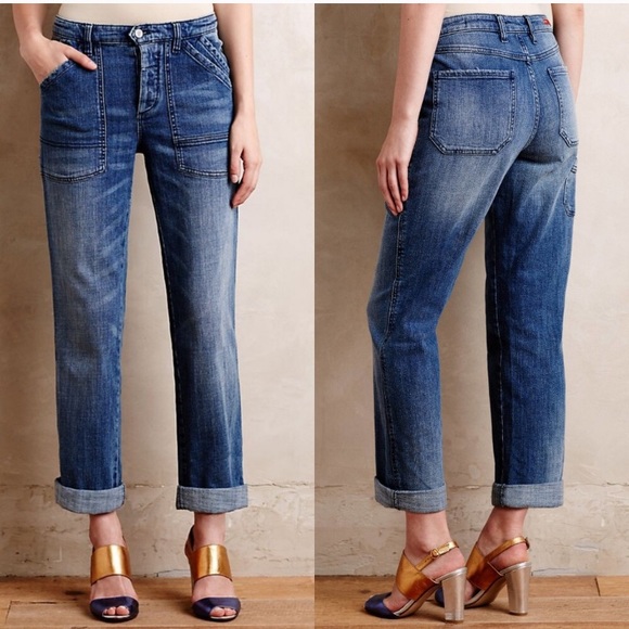 Anthropologie Pilcro & the Letterpress Crop Jeans - Picture 1 of 8